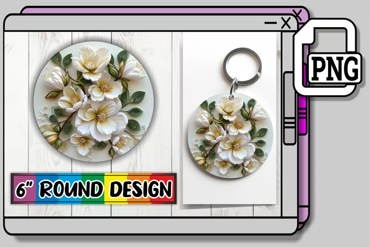Whimsical Blossom Sublimation Designs