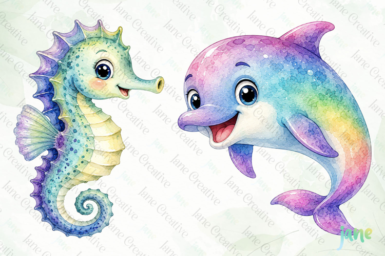 Cute Ocean Animal PNG