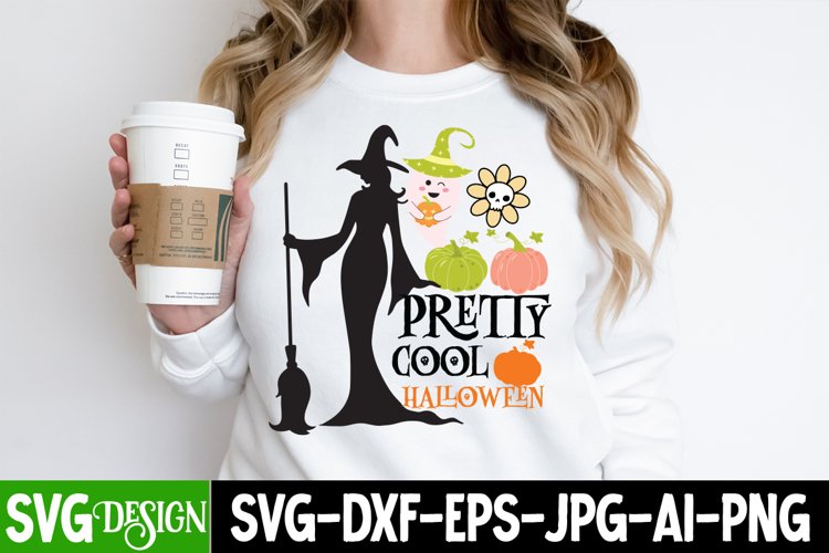 pretty Cool Halloween T-Shirt Design,Halloween SVG Design