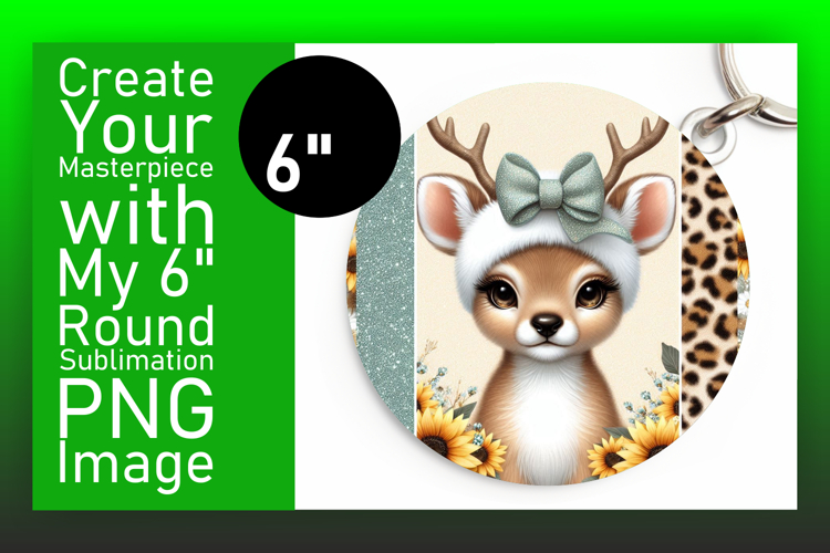 Elegant Circle Coaster PNG Artwork , Cute Animals