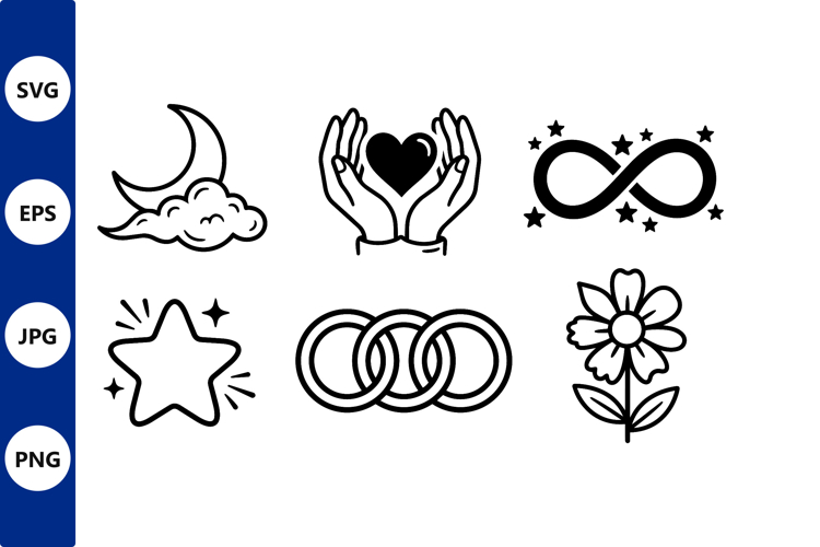 Stars Outline Image 13