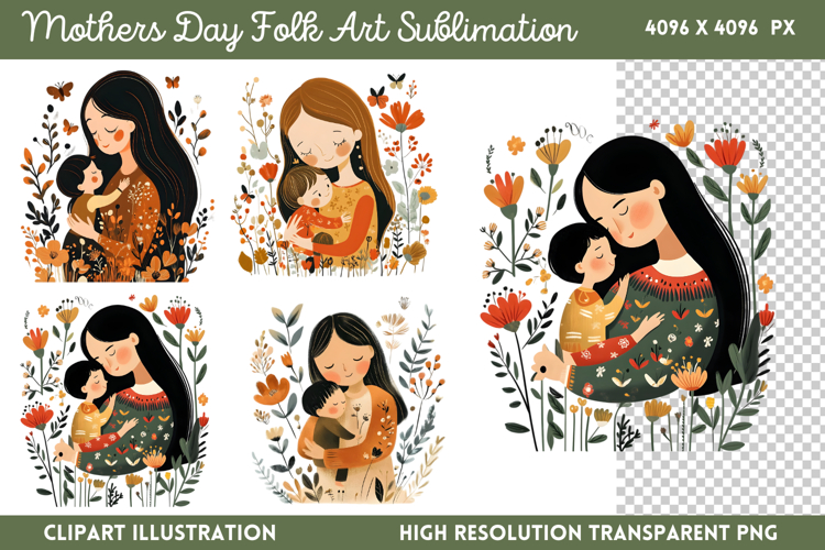 Mother's Day Sublimation Designs Image 5