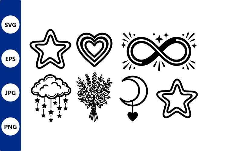 Stars Vector Image 13
