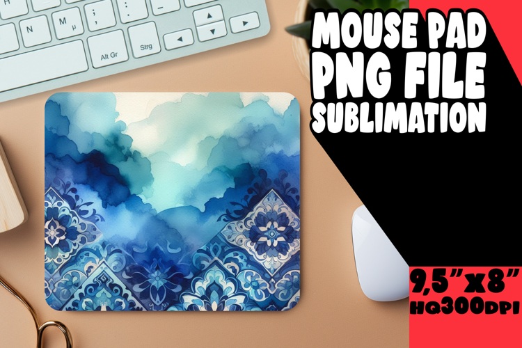SWEET MOUSE PAD MAGICAL DESIGN, Watercolor Patter