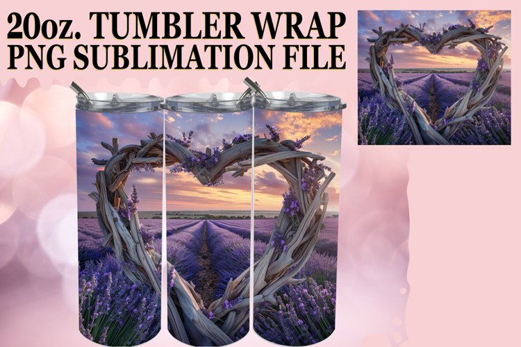 Serene Summer Escape Tumbler Wrap Sublimation example image 1