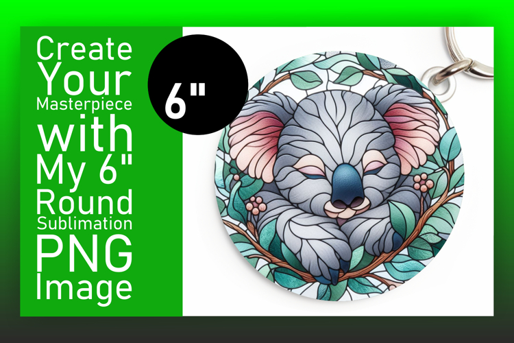 Colorful Circle Design Car Coaster , Animals