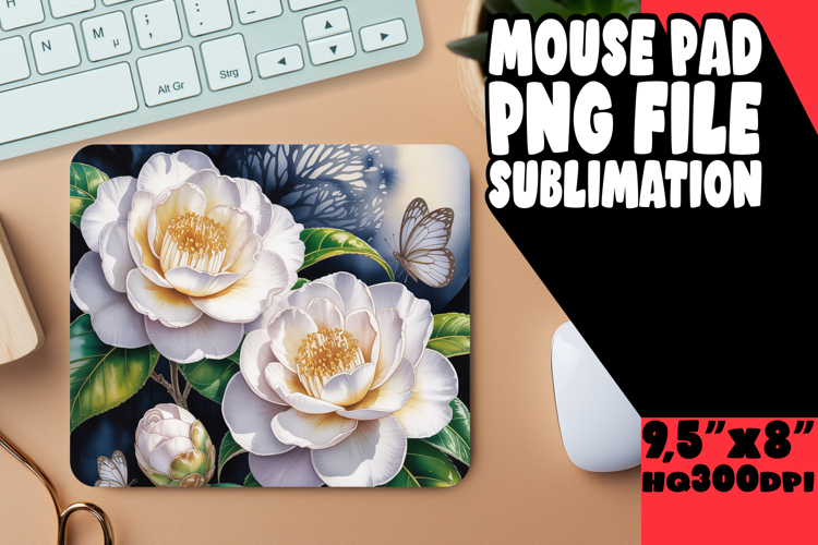 CHEERFUL MOUSE MAT GIFT INSPIRATION, Flowers