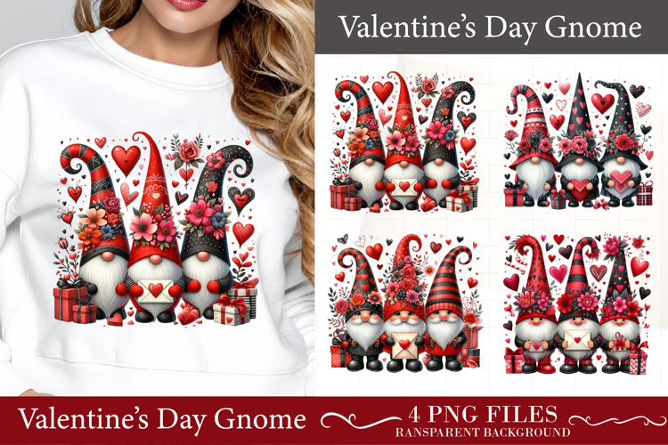 Valentine Gnome Clipart Png / 4 png clip are