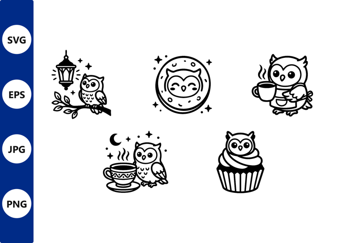 Owl Vector Image 2