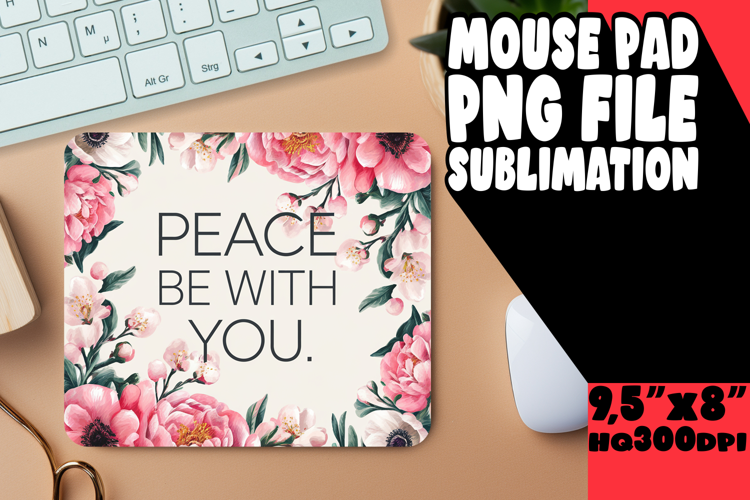 joyful MOUSE MAT Sublimation Style, Religious