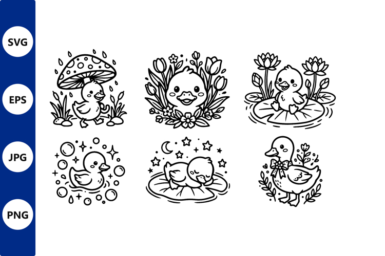 Cute Animal Doodle Image 5