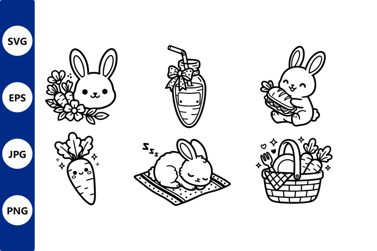 Easter Bunny SVGs