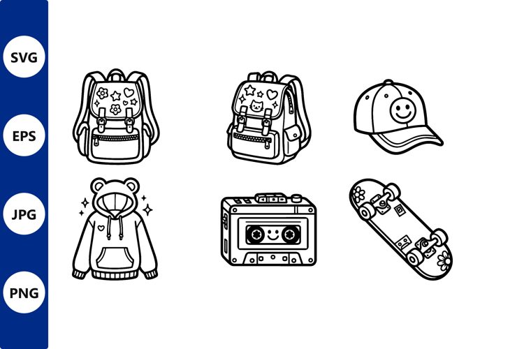 Skateboard Vector Image 11