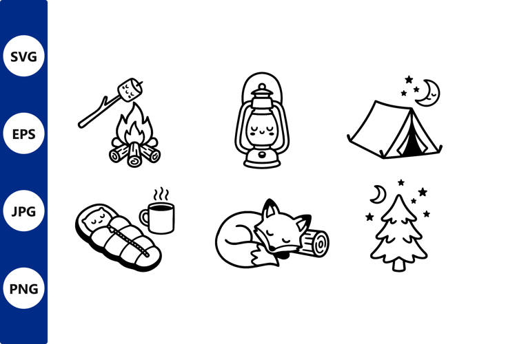 Campfire Illustration