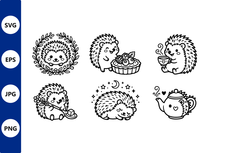 Black And White Line Art Image 16