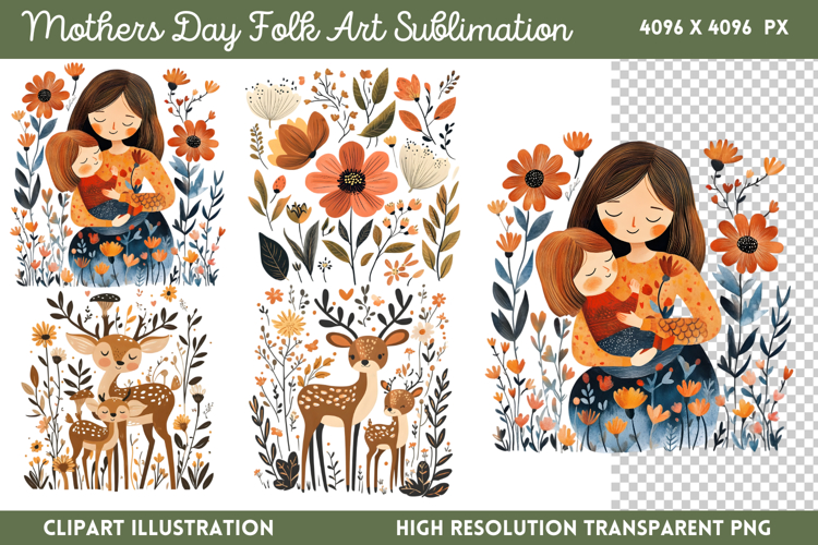 Mother's Day Sublimation Designs Image 6