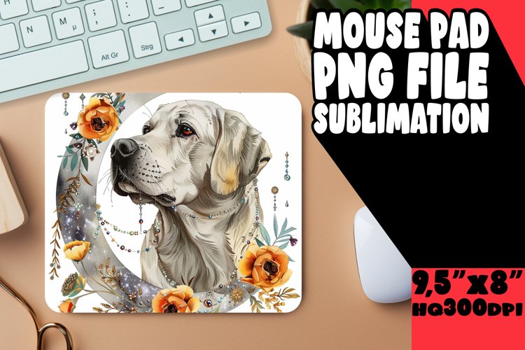 Colorful Canine Creations: Sublimation Mouse Pads