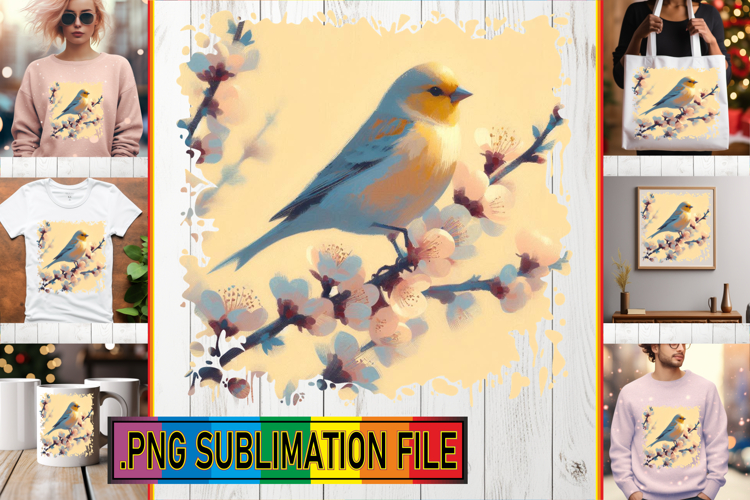 Charming Tote Bag Gift Ideas PNG, Birds