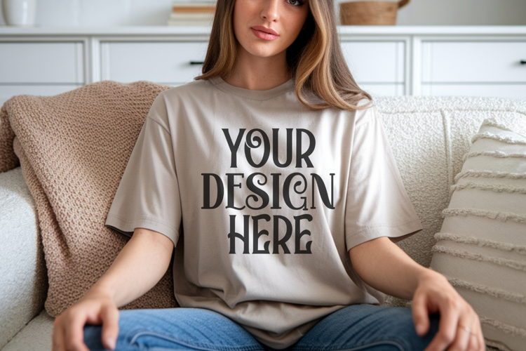 Sage Comfort Colors 1717 T-shirt Mockups,1717 Mockups