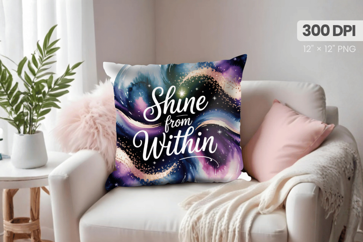 Inspirational Quotes Pillow PNG Motivational PNG Sublimation