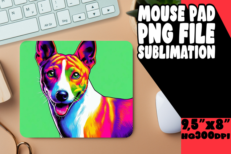 Radiant Mouse Pad Designs PNG, Dog