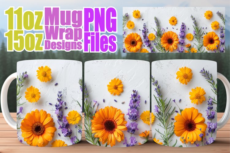 Blossom Bash Mug Design - Sublimate Whimsy