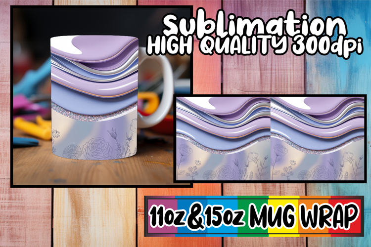 Dreamy afternoons sublimation print wrap, Pattern