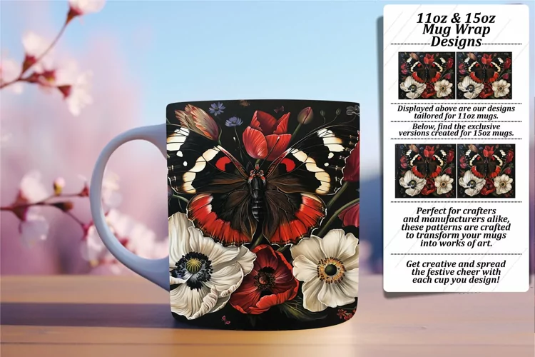 Springtime Splendor: Butterfly Mug Medley - 11oz & 15oz
