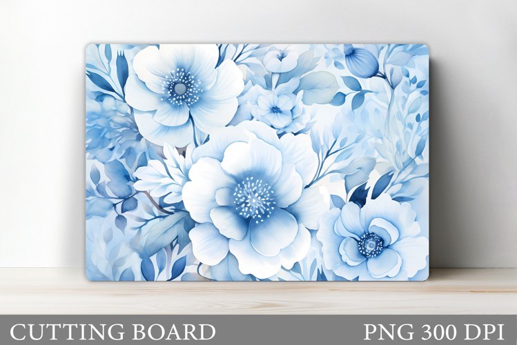 Flowers Cutting Board. Floral Cutting Board Design example image 1