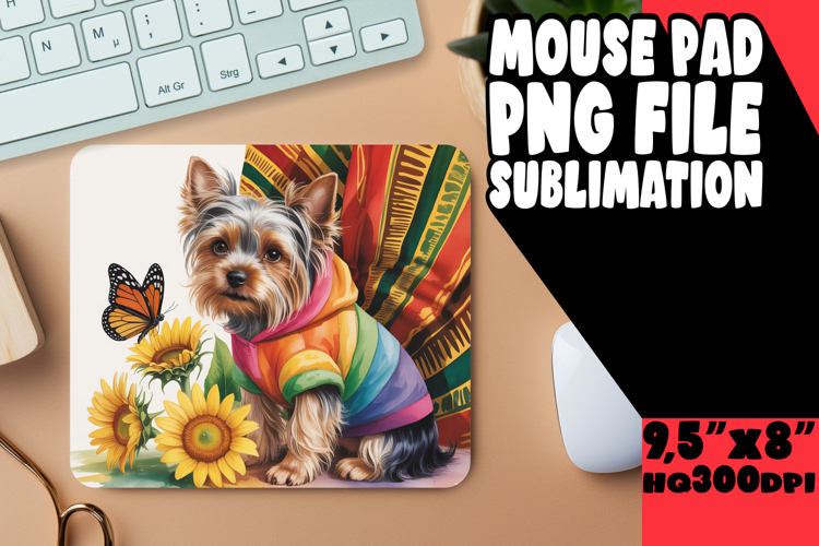 COZY mouse PAD Sublimation Magic, Cute Dog