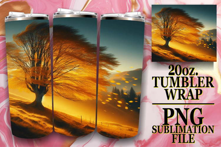 Thanksgiving Tumbler Wrap Image 8