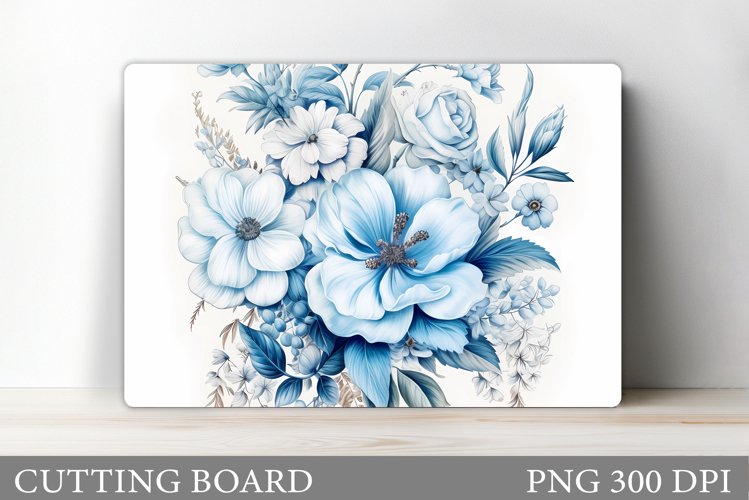 Flowers Cutting Board. Flowers Kitchen Cutting Board Design example image 1