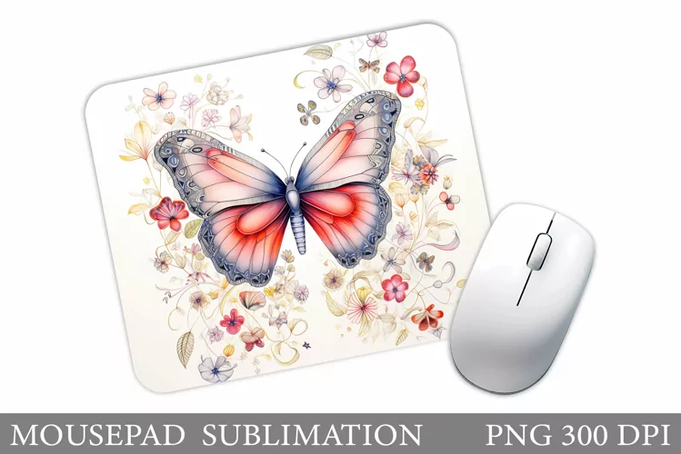 Butterfly Mouse Pad. Butterfly Mouse Pad Sublimation
