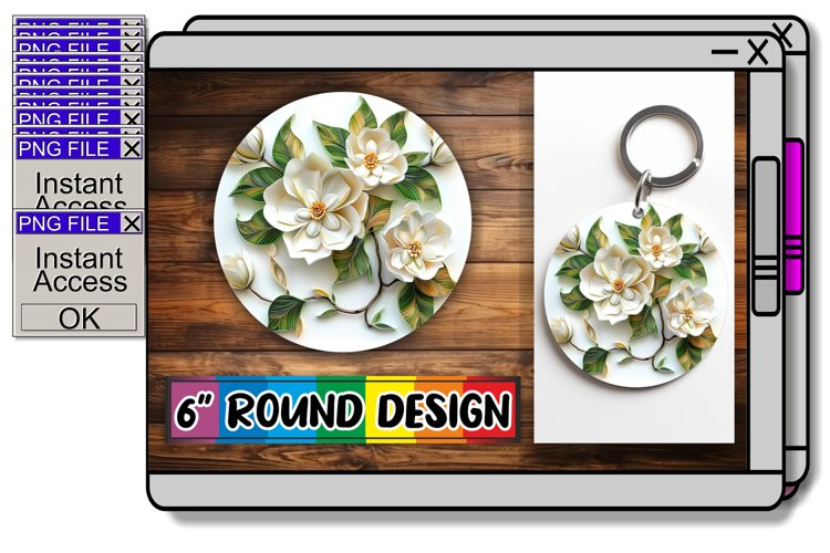Chic Petal Sublimation example image 1