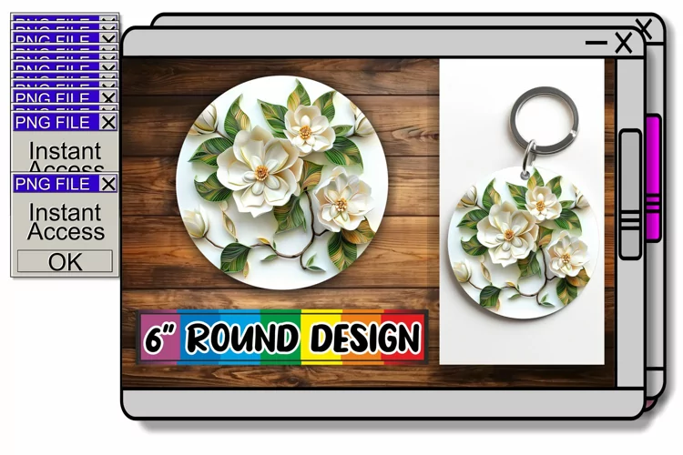 Chic Petal Sublimation