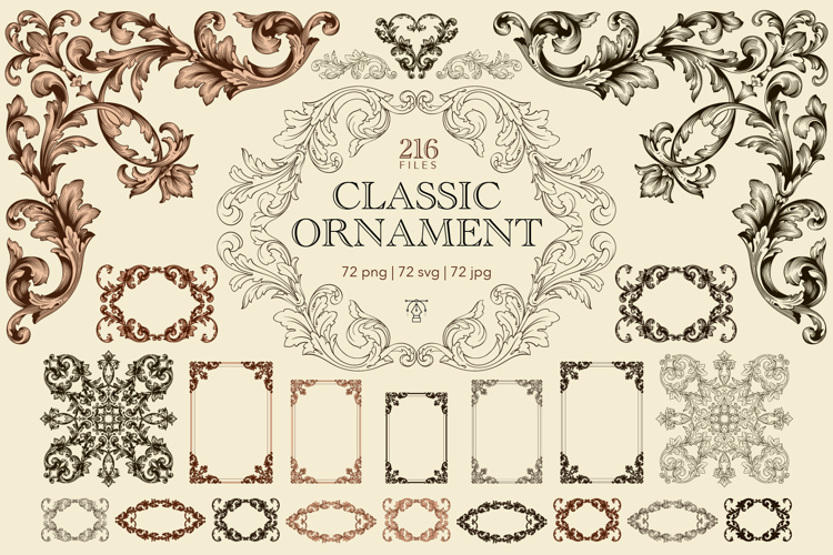 Frames and Borders Decorative vector Page decoration Ornate