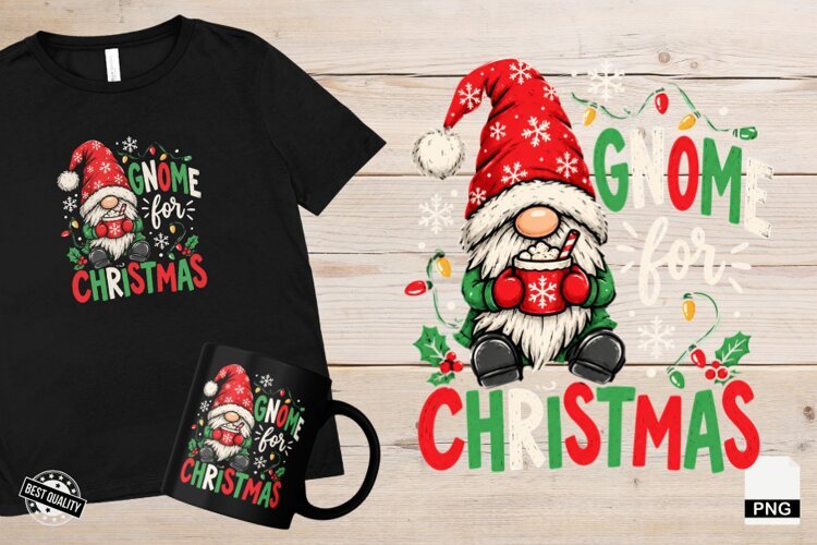 Cute Christmas Gnomes PNG example image 1