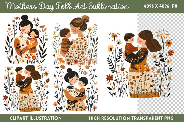 Mother's Day Sublimation Designs Image 7