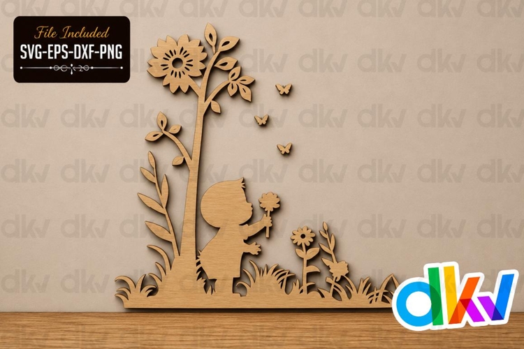 Nursery Baby SVG Laser Cut File
