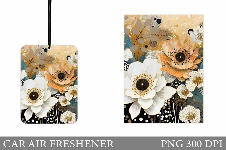 Flowers Car Air Freshener. Car Air Freshener Floral