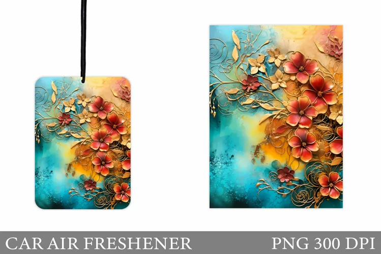Flowers Car Air Freshener. Car Air Freshener Floral