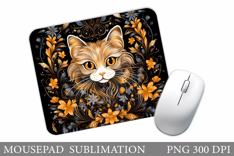 Cat Mouse Pad Design. Cat Mouse Pad Sublimation