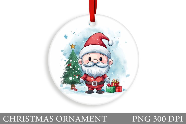 Winter Gnome Ornament. Gnome Christmas Ornament Sublimation