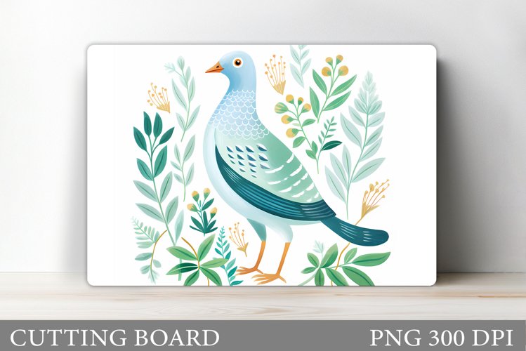 Bird Cutting Board Sublimation. Cute Bird Cutting Board