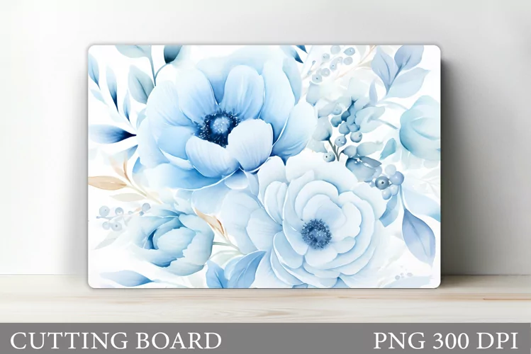 Floral Cutting Board. Flowers Cutting Board Design