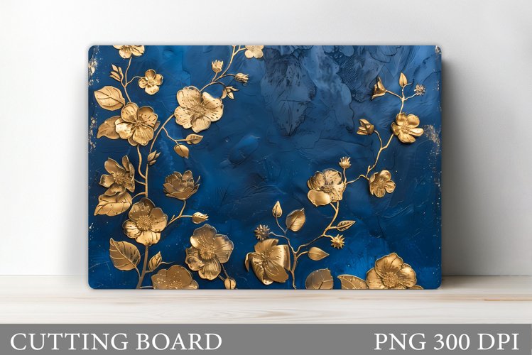 Flowers Cutting Board. Kitchen Cutting Board Sublimation example image 1