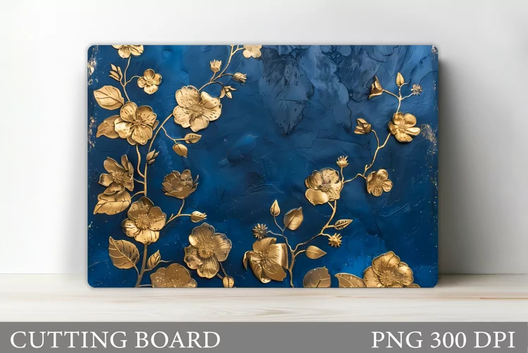 Flowers Cutting Board. Kitchen Cutting Board Sublimation
