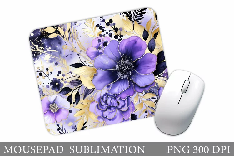 Flowers Mouse Pad Design. Flowers Mouse Pad Sublimation