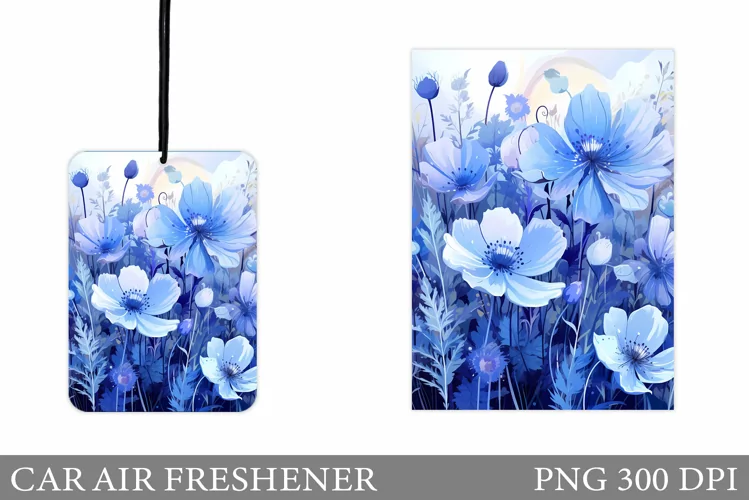 Flowers Car Air Freshener. Floral Car Air Freshener Design