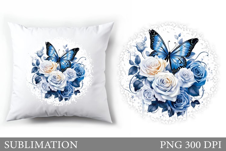 Bitterfly Sublimation. Butterfly Pillow Sublimation example image 1